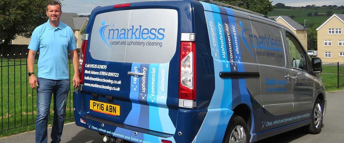 Markless Cleaning Van